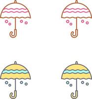 Umbrella Icon Design vector
