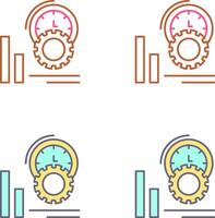 Performance Icon Design vector