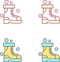 Snowshoes Icon Design vector
