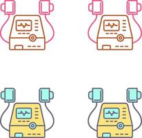 Defribillator Icon Design vector