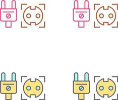 Socket Icon Design vector