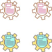 Cogwheel Icon Design vector