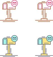 Mail Box Icon Design vector