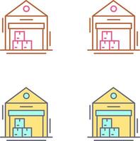 Warehouse Icon Design vector