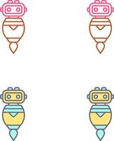 Robot Icon Design vector