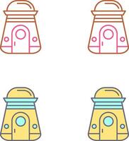 Space Capsule Icon Design vector