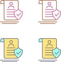 Verified Icon Design vector