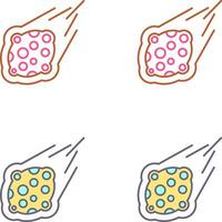 Meteorite Icon Design vector