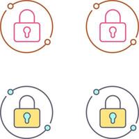 Pad Lock Icon Design vector