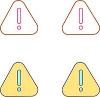 Warning Icon Design vector