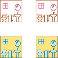 Bathroom Icon Design vector