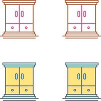 Wardrobe Icon Design vector