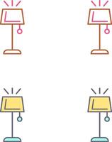 Lamp Icon Design vector