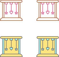 Cradle Icon Design vector