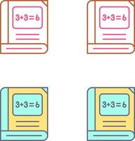 Math Icon Design vector