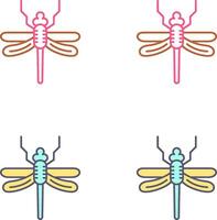 Dragonfly Icon Design vector