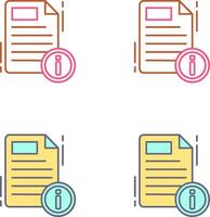 Document Icon Design vector