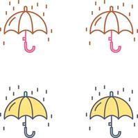 Raining Icon Design vector