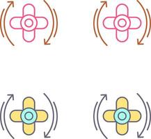 Rotate Icon Design vector