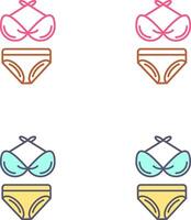 Bikini Icon Design vector