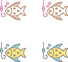 diseño de icono de pesca vector