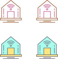 Smart Home Icon Design vector