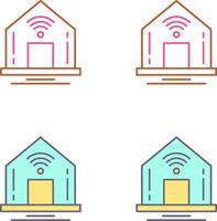 Smart Home Icon Design vector