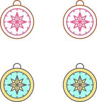 Compass Icon Design vector