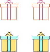 Gift Box Icon Design vector