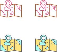 Map Icon Design vector