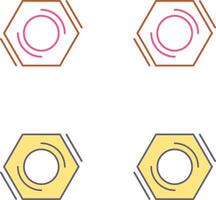 Nut Icon Design vector