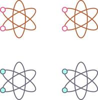 Atom Icon Design vector