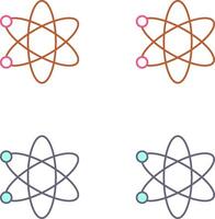 Atom Icon Design vector