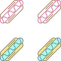 Hotdog Icon Design vector