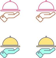 Waiter Icon Design vector