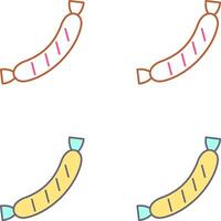 Sausage Icon Design vector