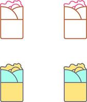 Kebab Icon Design vector