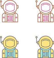 Astronaut Icon Design vector