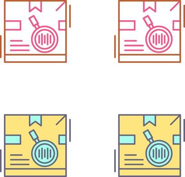 rastreo código icono diseño vector