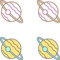 Planet Icon Design vector