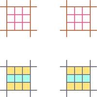 Square Layout Icon Design vector