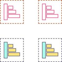 Object Alignment Icon Design vector