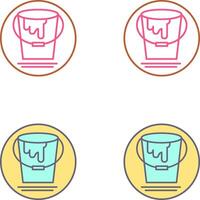 Paint Bucket Icon Design vector