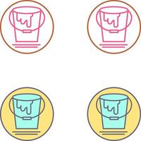 Paint Bucket Icon Design vector