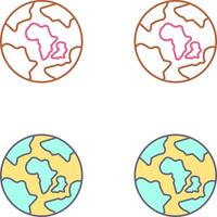 Earth Icon Design vector