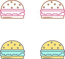 diseño de icono de hamburguesa vector