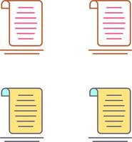 Document Icon Design vector