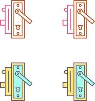 Door Handle Icon Design vector