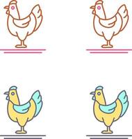Poultry Icon Design vector