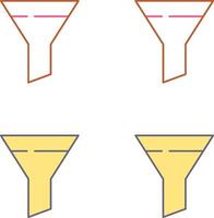 Filter Icon Design vector
